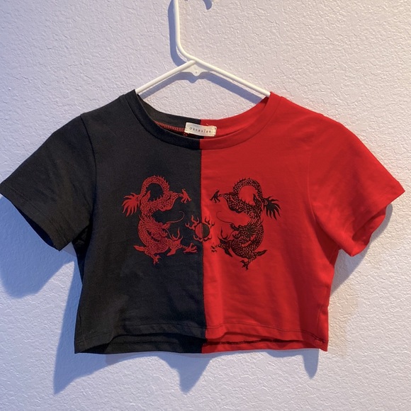 Color Block Dragon Top - Picture 3 of 4